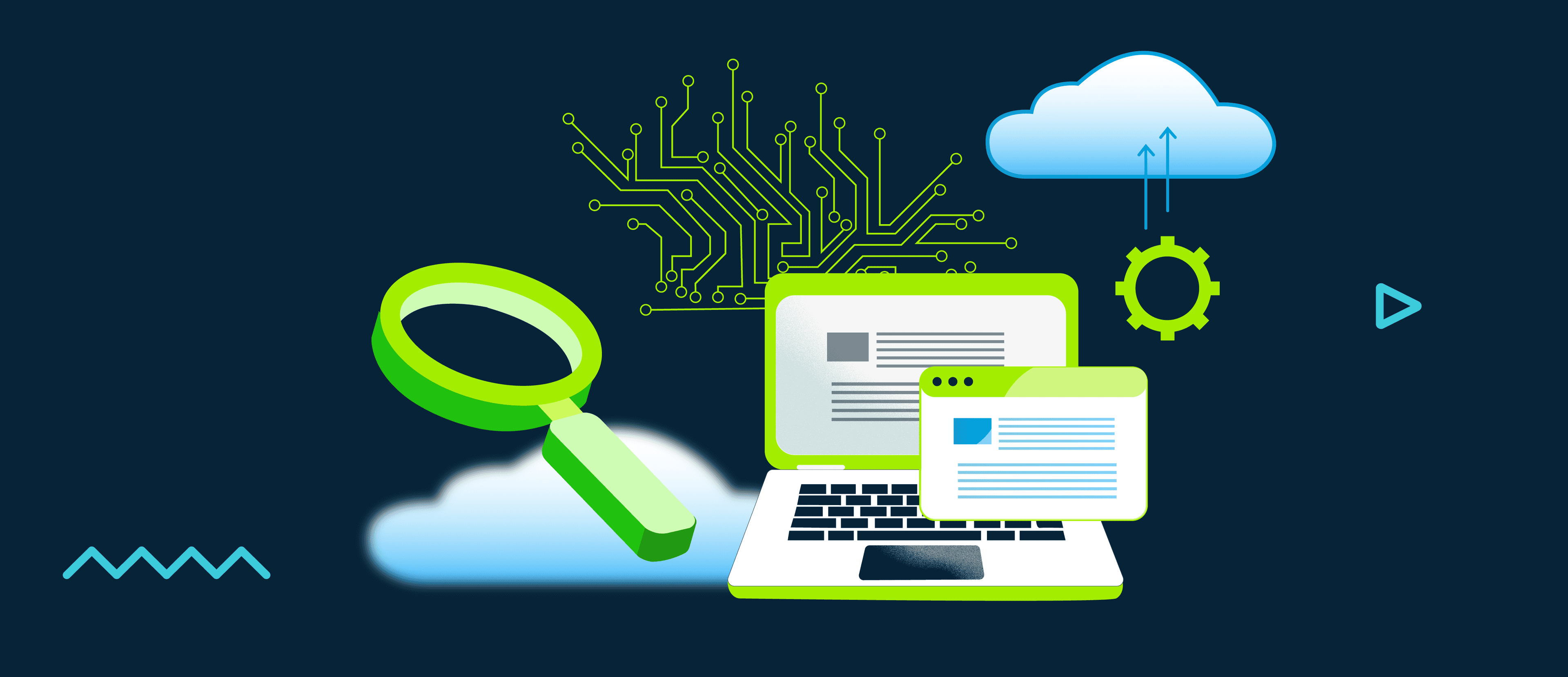 Thumbnail of an article about Linux network troubleshooting — commands and examples