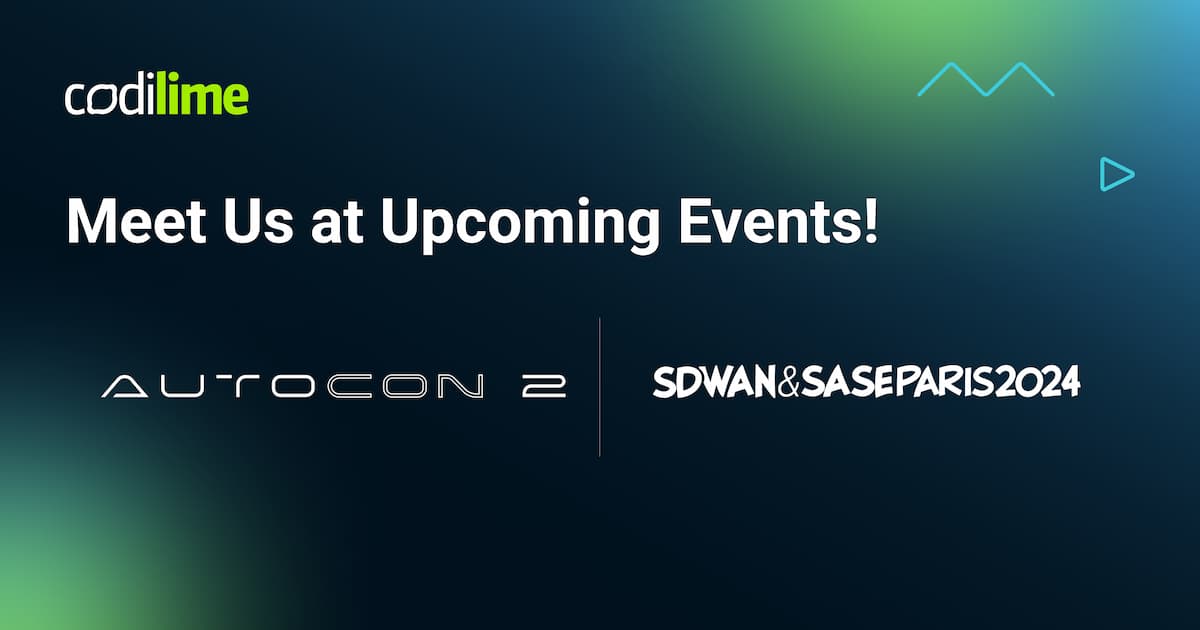 CodiLime to Participate in SD-WAN & SASE Summit 2024 and AutoCon 2