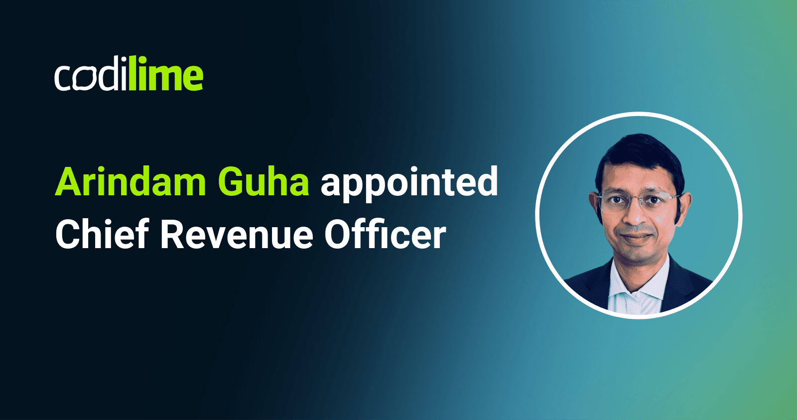 CodiLime Appoints Arindam Guha as Chief Revenue Officer