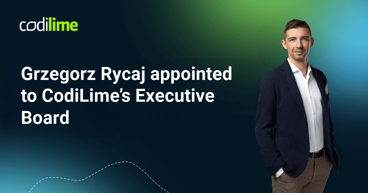 Thumbnail of an article about Grzegorz Rycaj appointed to CodiLime’s Executive Board