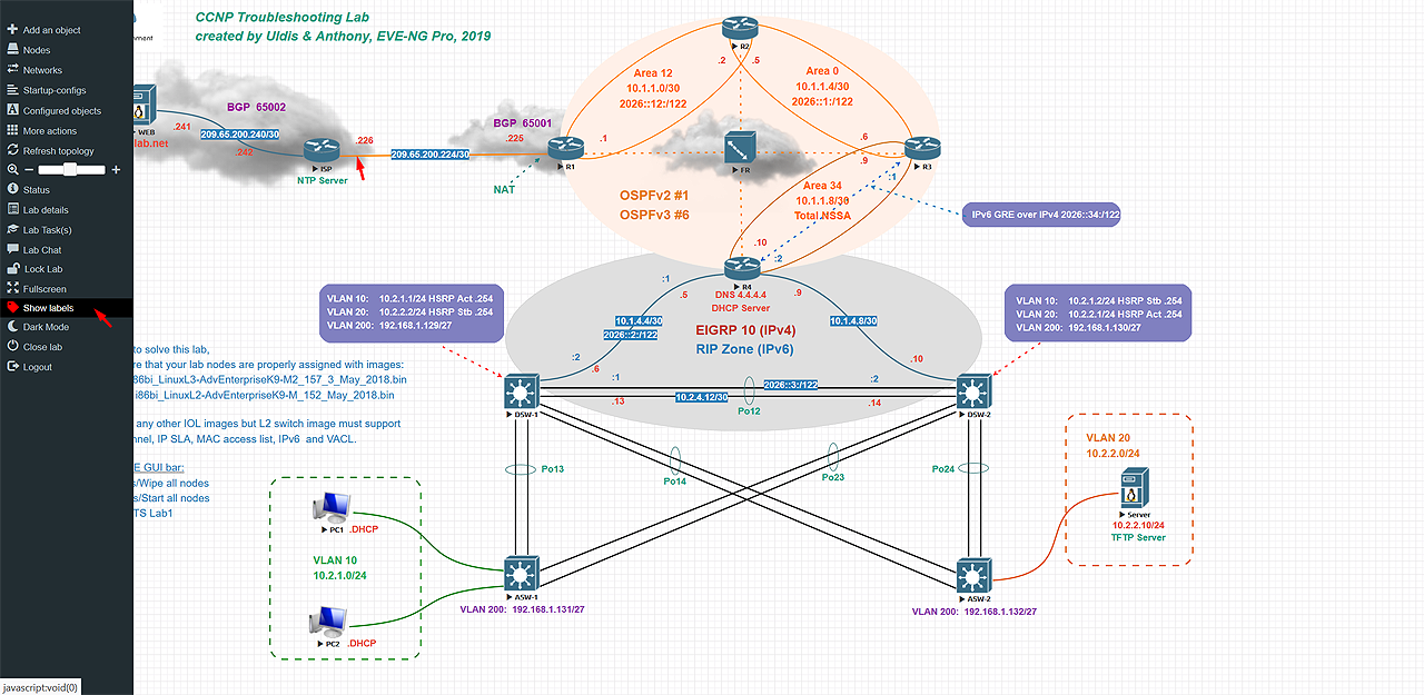 Virtual labs tools software