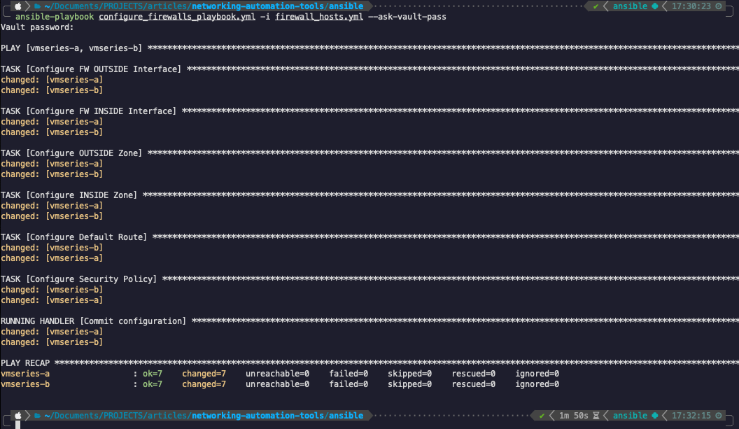 Ansible playbook