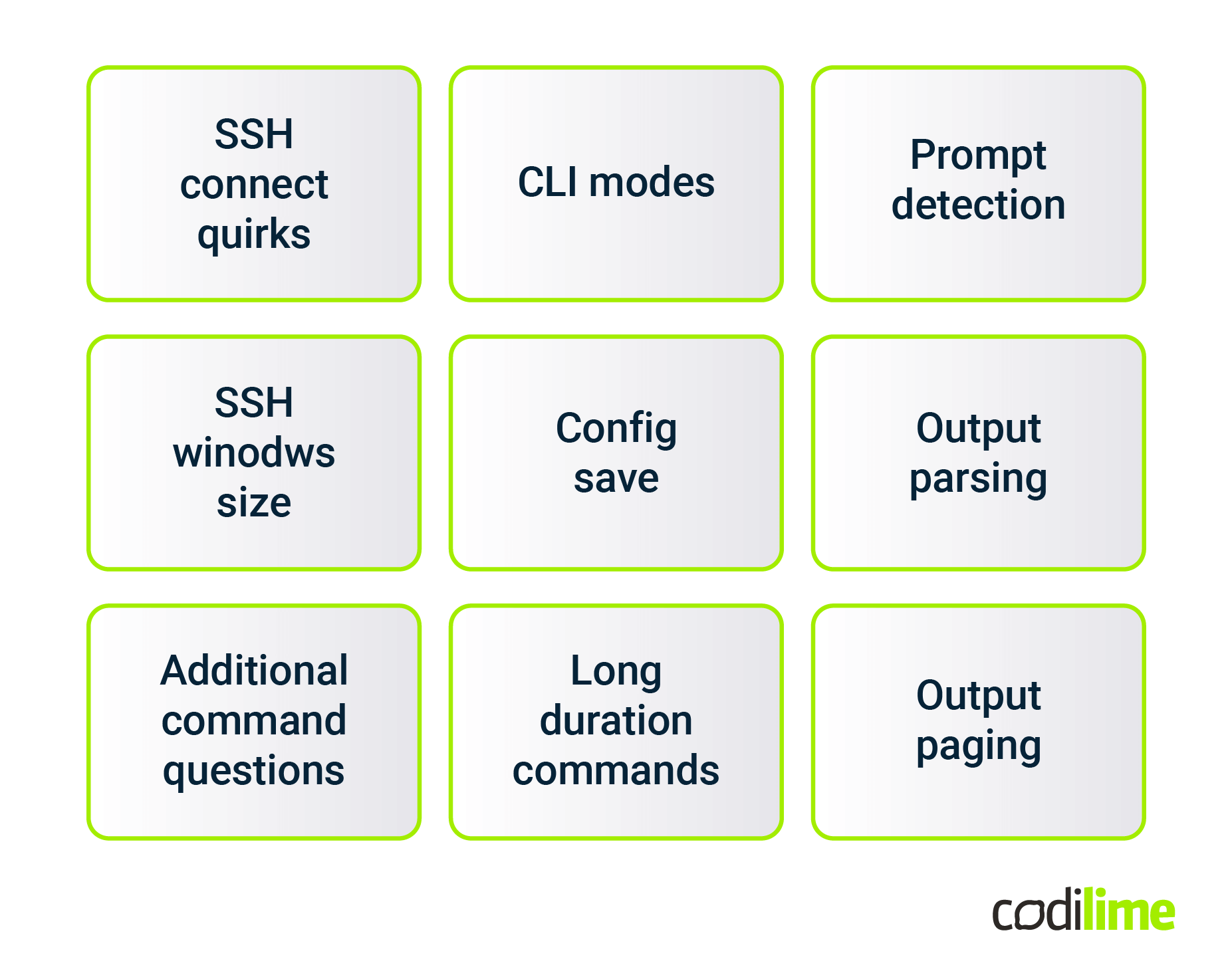 Common issues solved by Netmiko