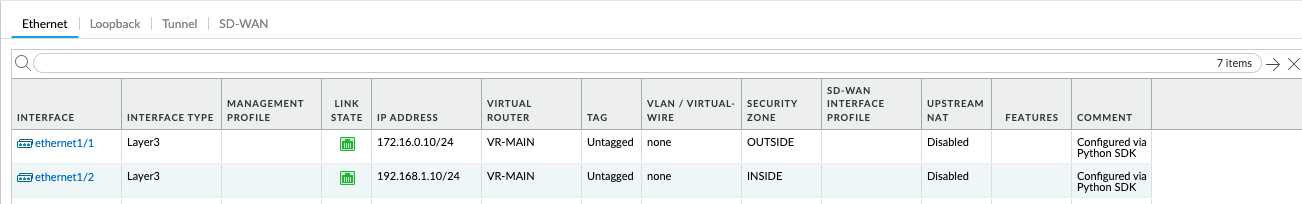 Configuration and connectivity in PAN-OS Python SDK