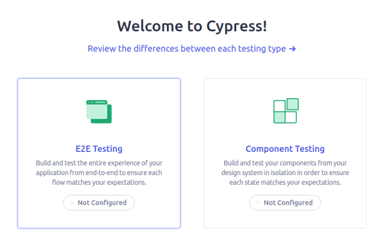 Cypress setup