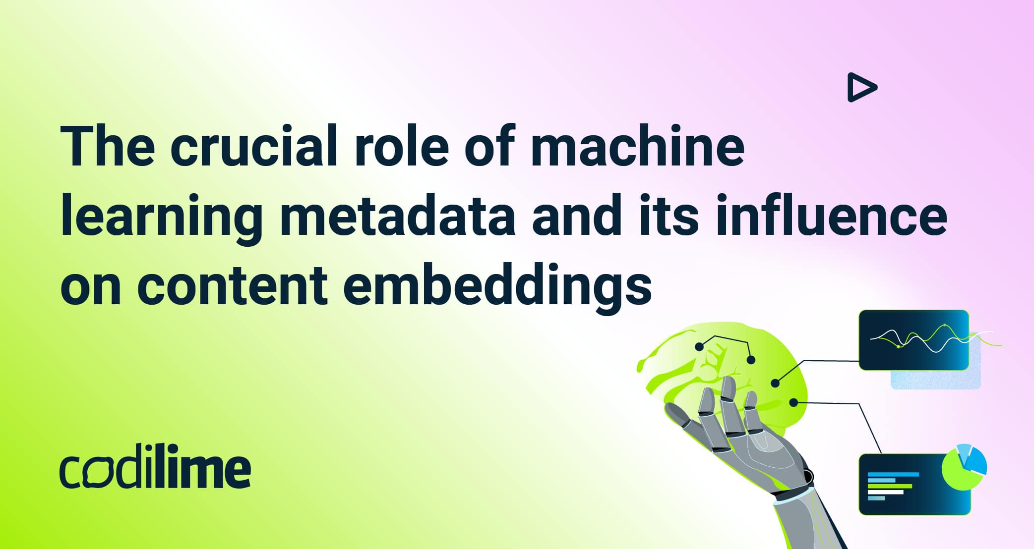 The role of machine learning metadata in content embeddings