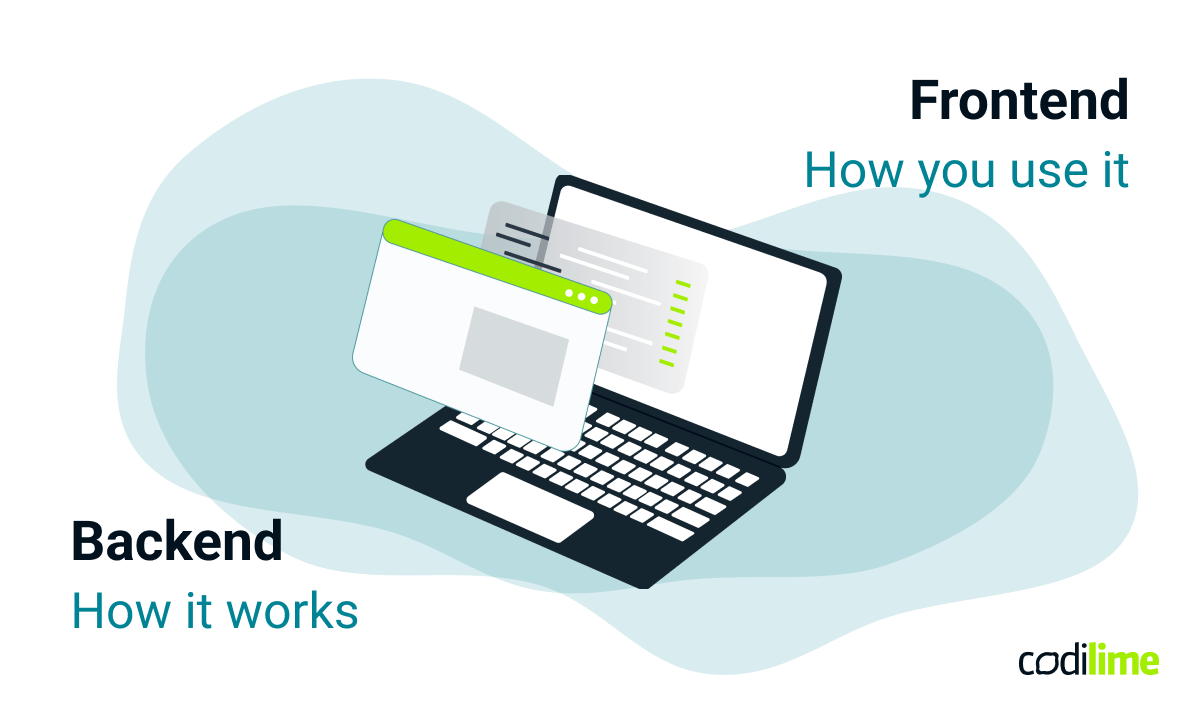 Frontend vs. backend