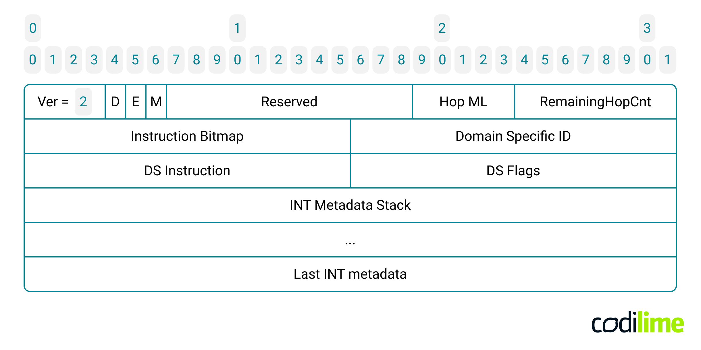 INT metadata header