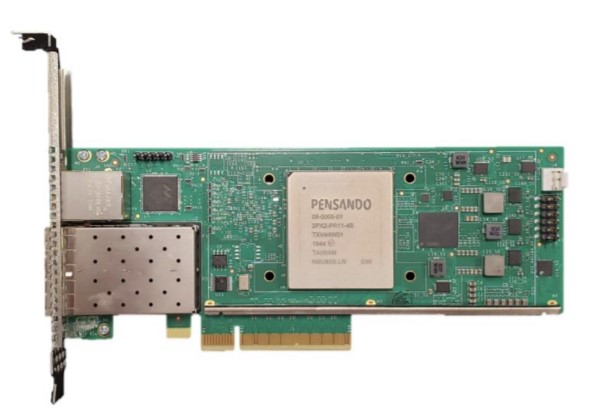 Pensando DSC-25 PCIe card 