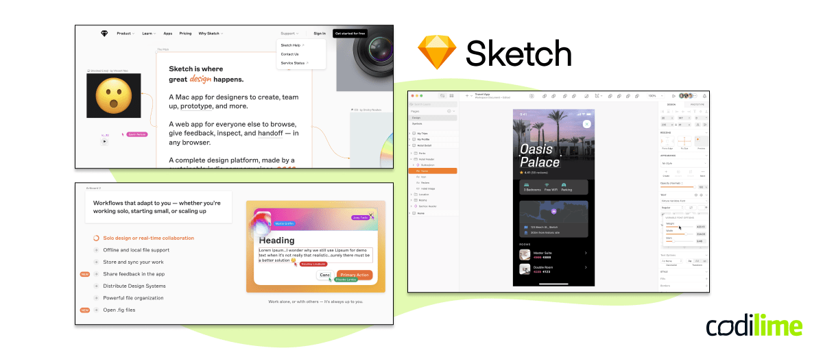 UX design system Sketch 