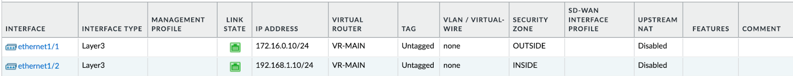 vm-series configuration and logs