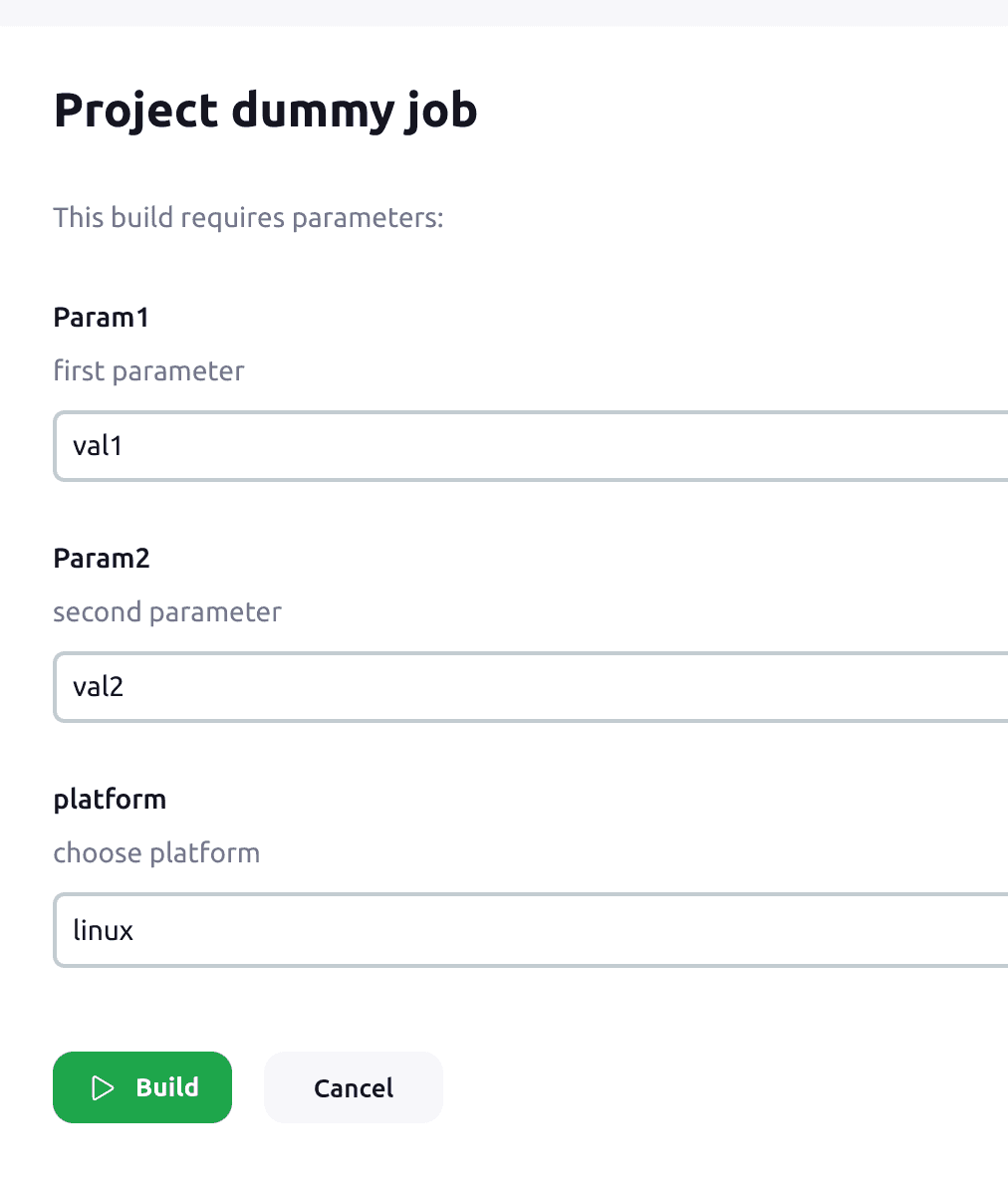 Project dummy job 