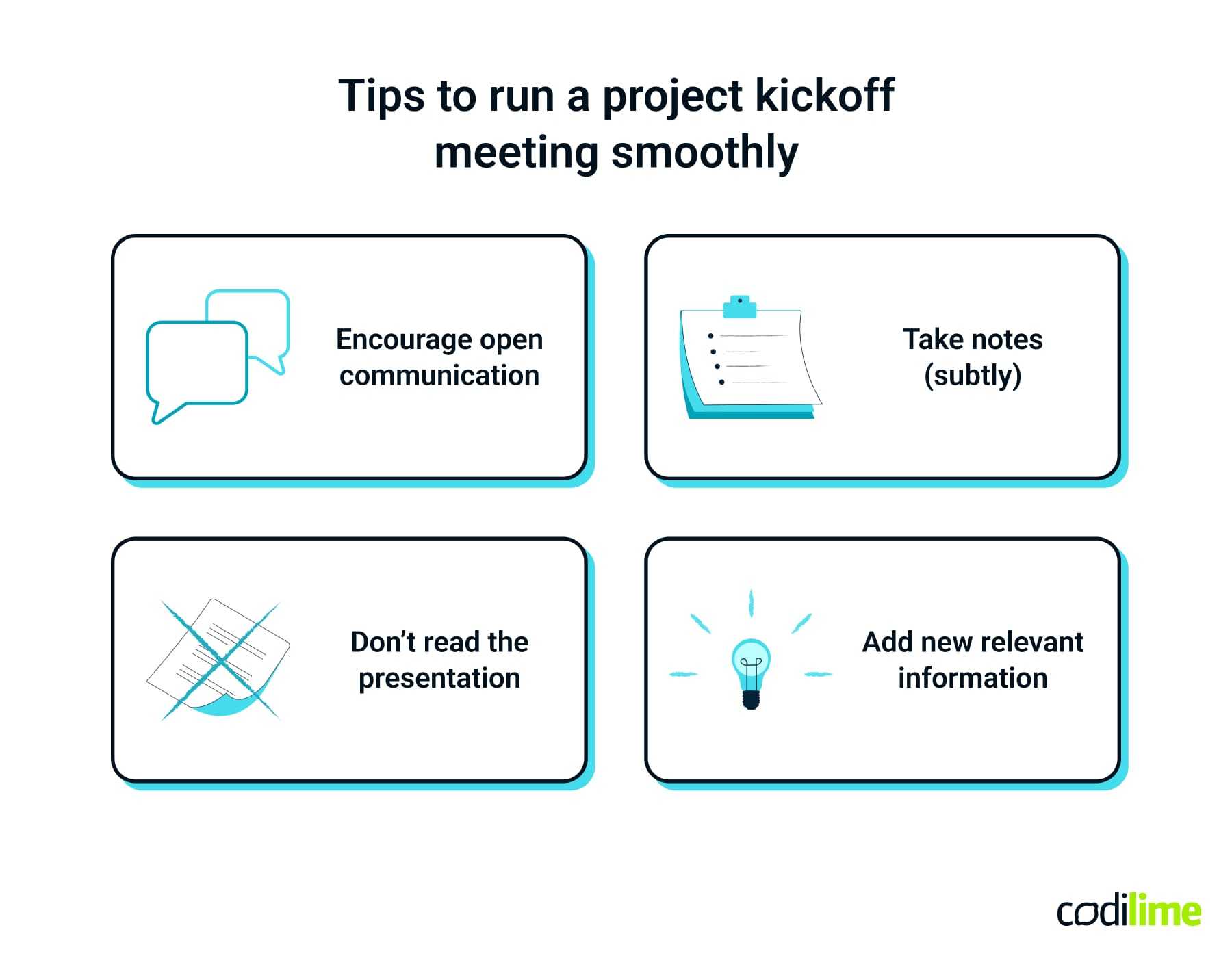 Tips for a smooth project kickoff meeting
