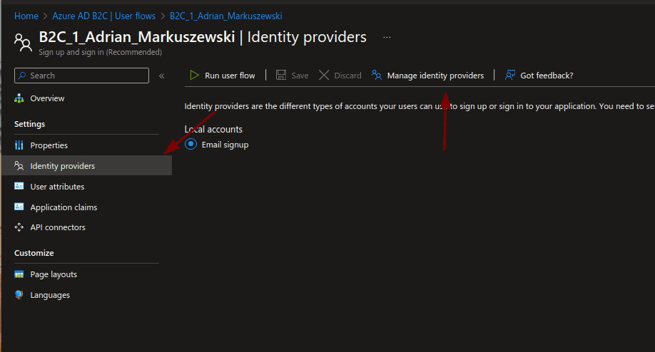 Identity providers